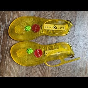 NWD Katy Perry Pineapple Jelly Sandals sz5